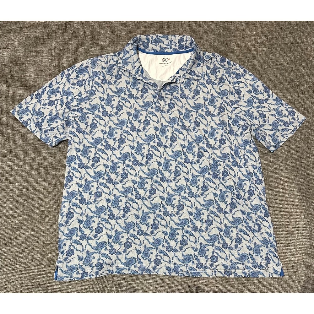 Johnston & Murphy‎ Men's XL Floral Short Sleeve Shirt